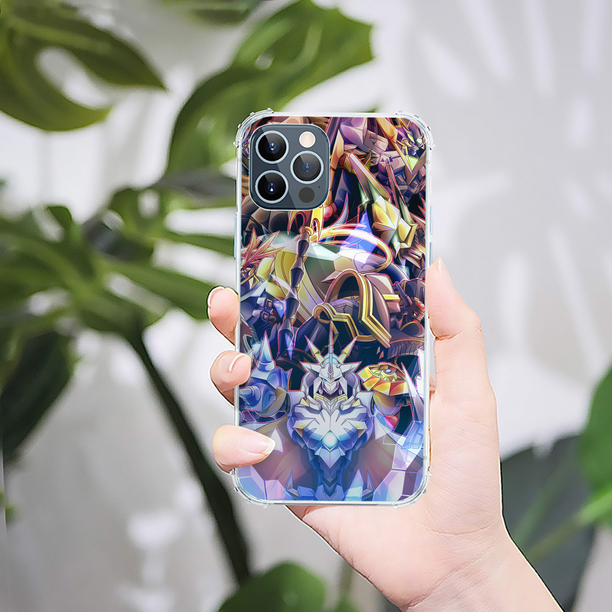 （画像用） Digimon デジタルモンスター/デジモン 【iPhone 12シリーズ対応】透明スマホケース（クリアソフトケース）